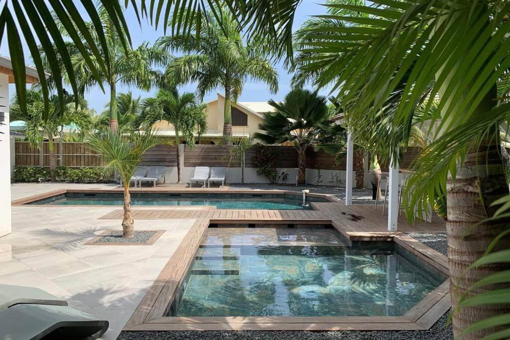 Villa Manzana : Neuve 4Ch 4Sdb 2 Piscines - Luxe Сен-Франсуа Екстер'єр фото