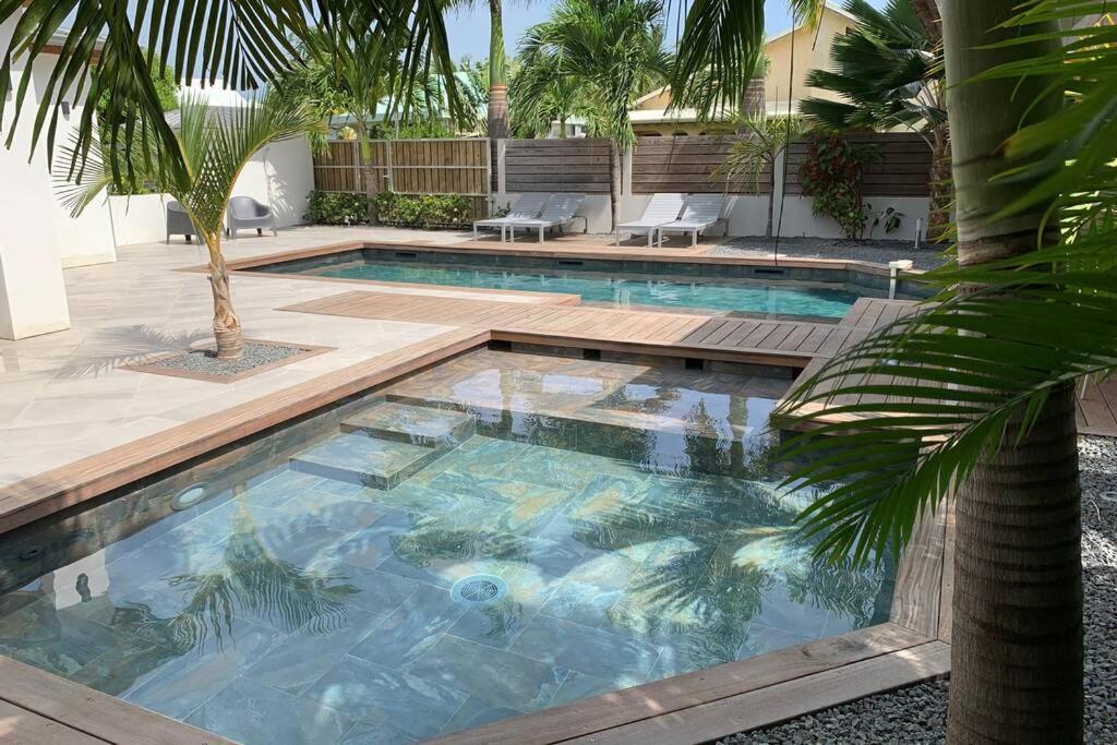 Villa Manzana : Neuve 4Ch 4Sdb 2 Piscines - Luxe Сен-Франсуа Екстер'єр фото
